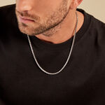 Collier Thies Acier Blanc - Colliers fantaisie Homme | Marc Orian