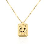 Collier Phebus Him Acier Jaune - Colliers fantaisie Homme | Marc Orian