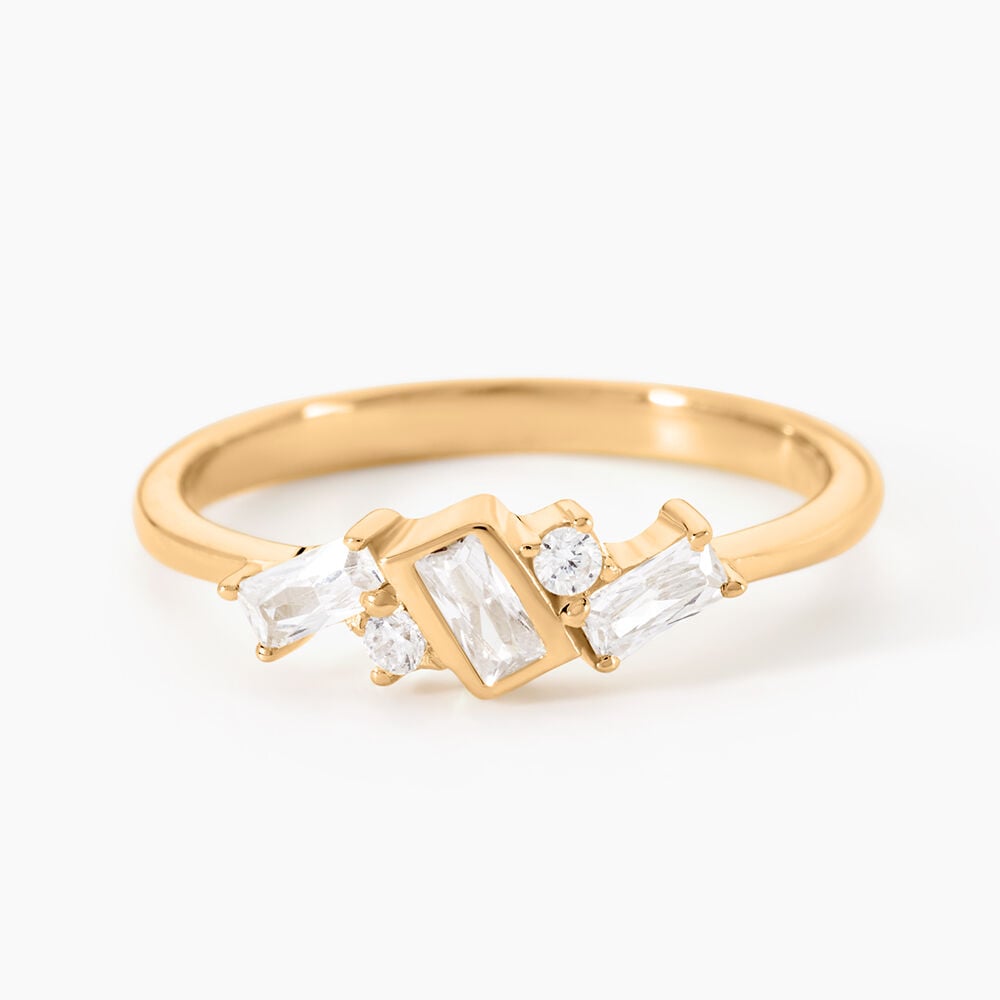 Bague Sya Plaqué Or Jaune Oxyde De Zirconium - Bijoux fantaisie Femme | Marc Orian