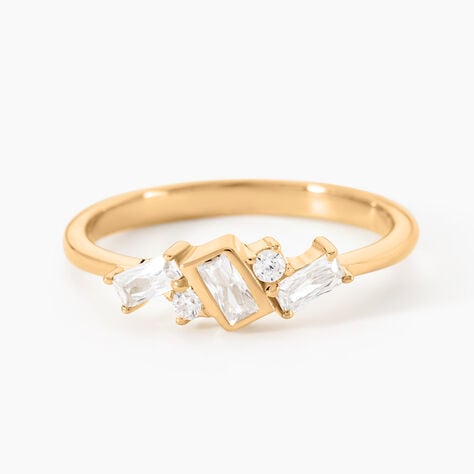 Bague Sya Plaqué Or Jaune Oxyde De Zirconium -  Femme | Marc Orian