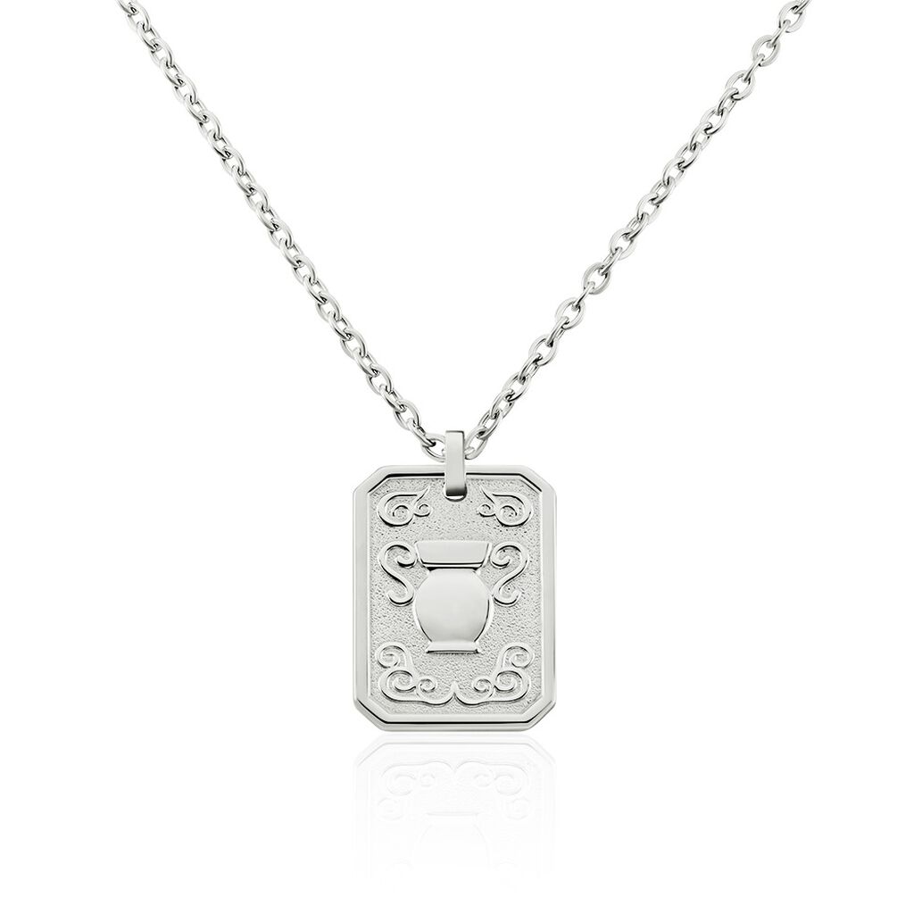 Collier Phebus Him Acier - Colliers fantaisie Homme | Marc Orian