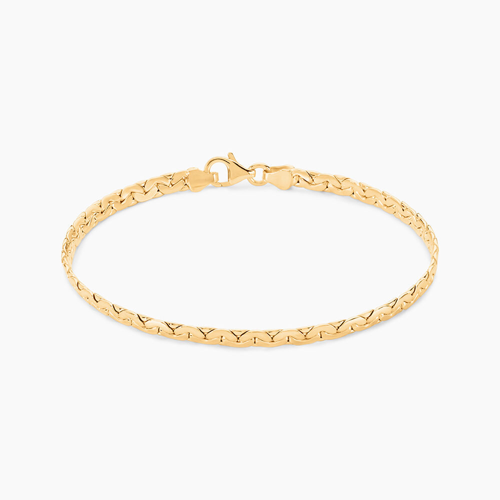 Bracelet Ivy Maille Haricot Or Jaune - Bracelets mailles Femme | Marc Orian
