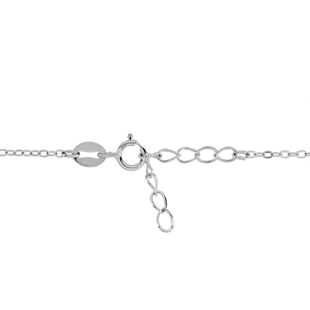 Bracelet Gulten Argent Blanc Oxyde De Zirconium - Bracelets chaînes Femme | Marc Orian