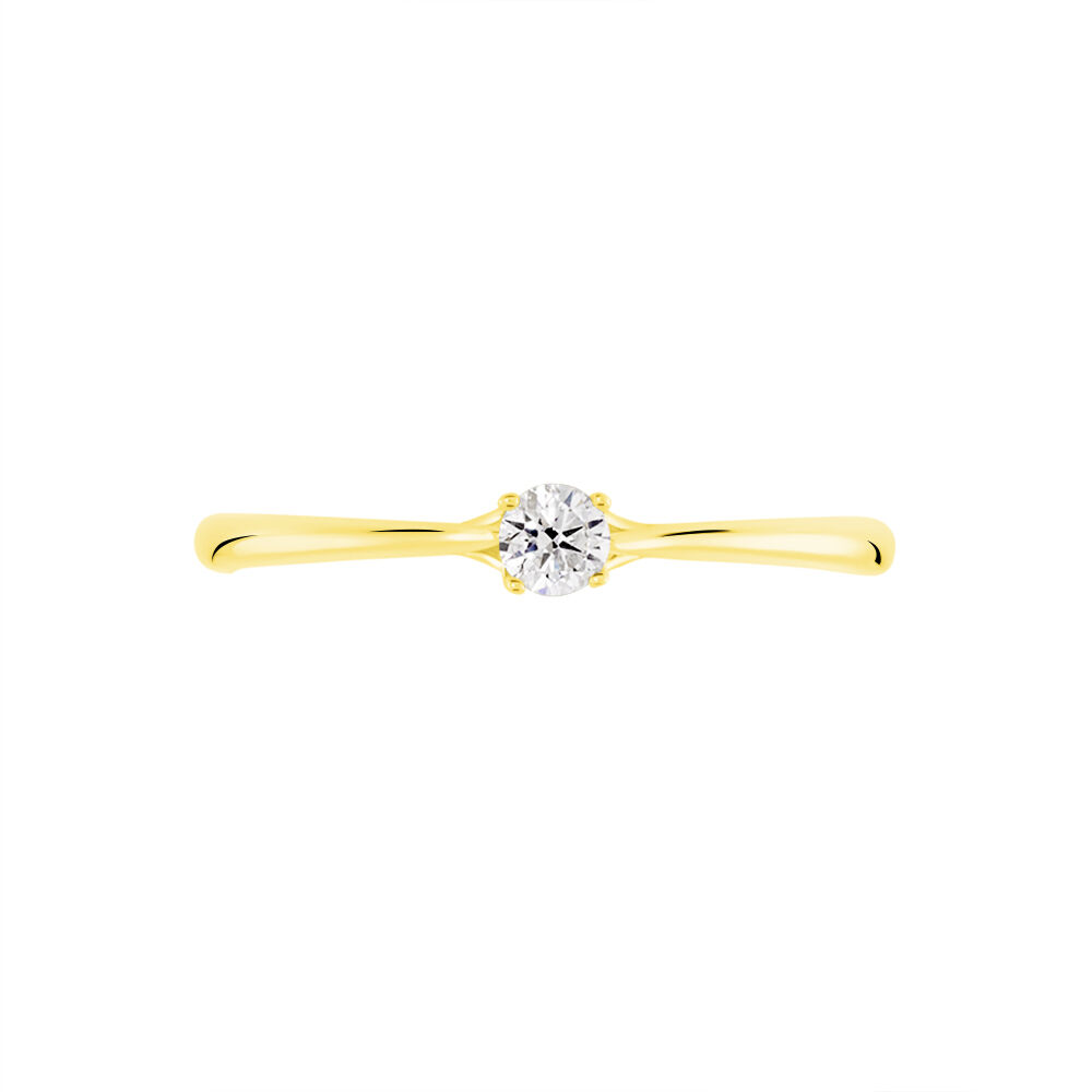 Bague Solitaire Solenia Or Jaune Diamant - Solitaires Femme | Marc Orian