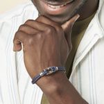 Bracelet Mariska Acier Bicolore - Bracelets cordons Homme | Marc Orian