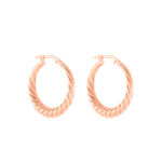 Cr&eacute;oles Asael Argent Rose - Cr&eacute;oles Femme | Marc Orian