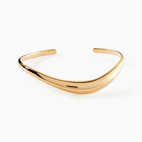 Bracelet Jonc Anselma Plaqu&eacute; Or Jaune - Bracelets joncs Femme | Marc Orian