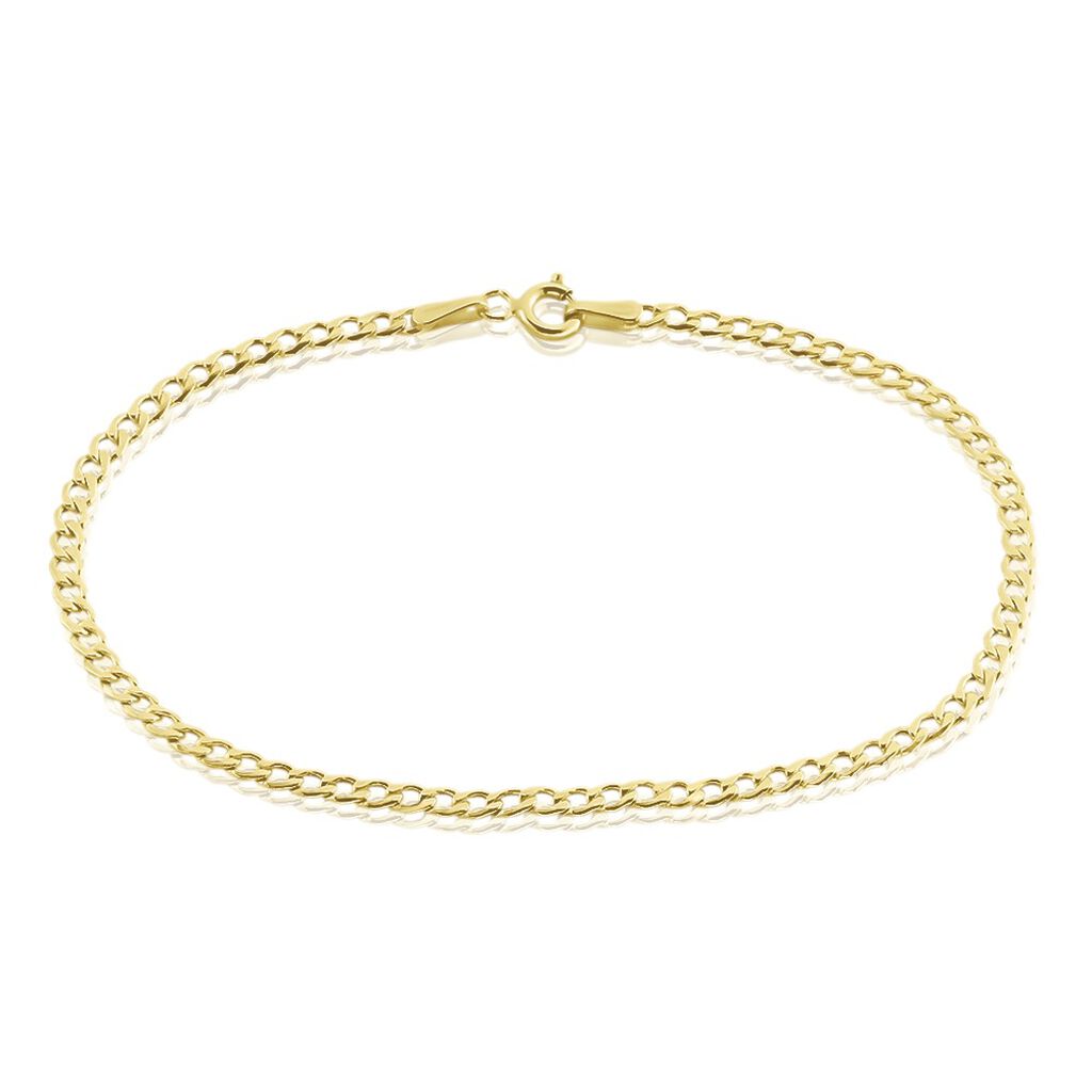 Bracelet Iris Or Jaune Maille Gourmette - Bracelets mailles Femme | Marc Orian