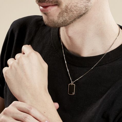 Collier Argent Blanc Ilias Oxyde De Zirconium - Colliers Homme | Marc Orian