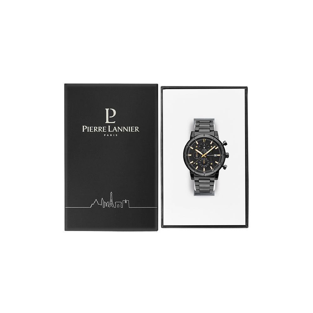 Montre Pierre Lannier Criterium Noir - Montres étanches Homme | Marc Orian