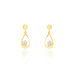 Boucles D'oreilles Pendantes Phaenna Or Jaune Oxyde De Zirconium - Pendantes Femme | Marc Orian