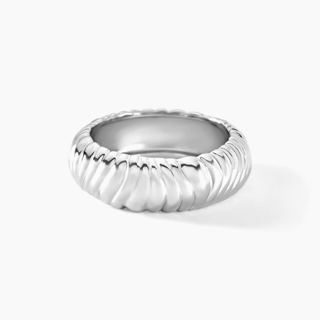 Bague Oksanne Argent Blanc - Bagues grosses Femme | Marc Orian