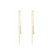 Boucles D'oreilles Or Jaune Mercy Oxyde De Zirconium - Pendantes Femme | Marc Orian