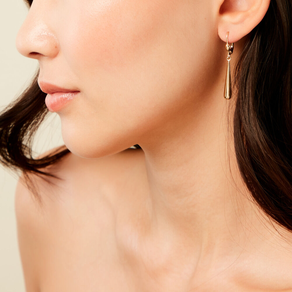 Boucles D'Oreilles Pendantes Botum Or Jaune - Pendantes Femme | Marc Orian