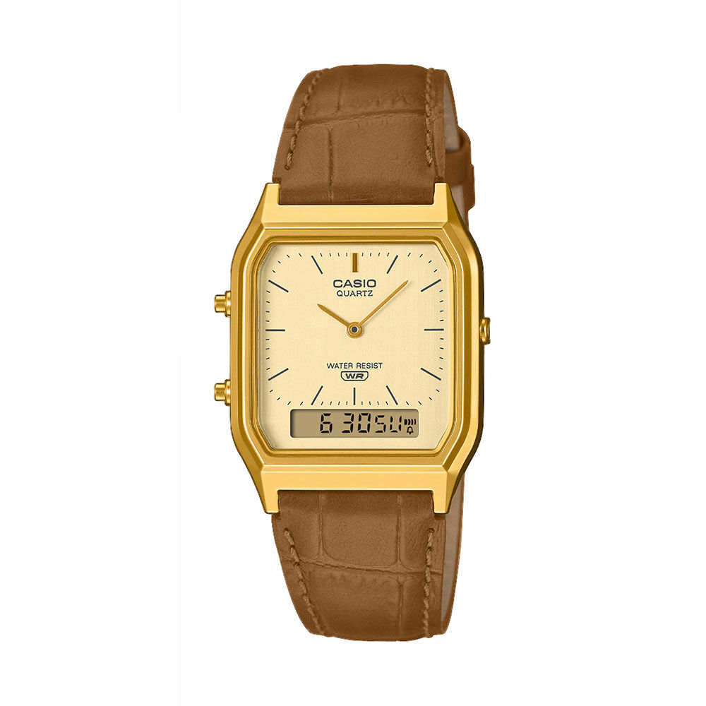 Montre Casio Collection Aq230 Doré - Montres date Unisex | Marc Orian