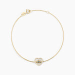 Bracelet Katriona Or Jaune Topaze Oxyde De Zirconium - Bracelets cha&icirc;nes Femme | Marc Orian