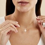 Collier Norah Or Jaune Perle De Culture Et Oxyde De Zirconium - Colliers avec pierres Femme | Marc Orian