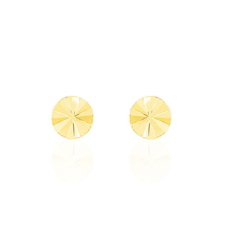 Boucles D'oreilles Puces Berangere Cercle Or Jaune - Clous d'oreilles Femme | Marc Orian