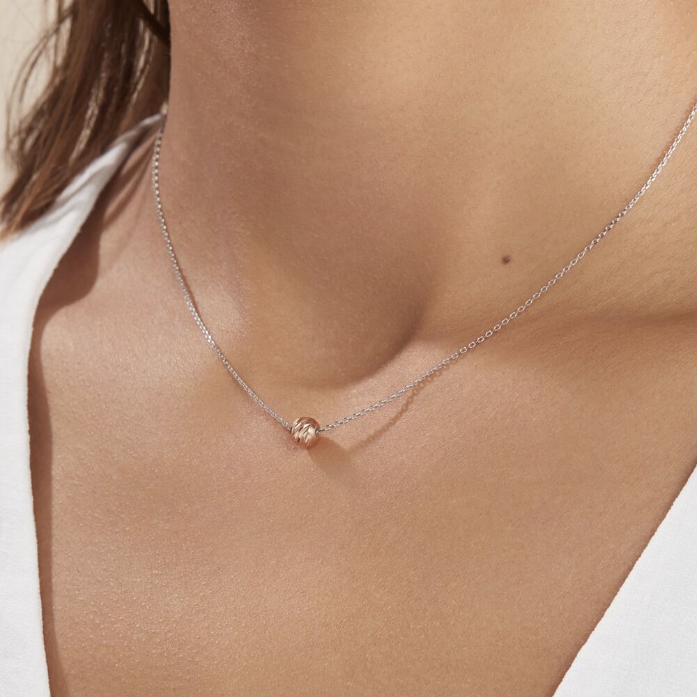 Collier Argent Bicolore Ramiro - Colliers Femme | Marc Orian