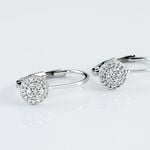 Boucles D'oreilles Pendantes Ursilla Or Blanc Diamants - Pendantes Femme | Marc Orian