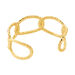 Bracelet Manchette Lorri Acier Doré - Bracelets Anneaux Entrelaces Femme | Marc Orian