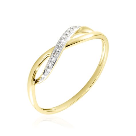 Bague Smina Or Jaune Diamant - Bagues Femme | Marc Orian