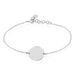 Bracelet Salematou Argent Blanc - Bracelets Medailles Femme | Marc Orian