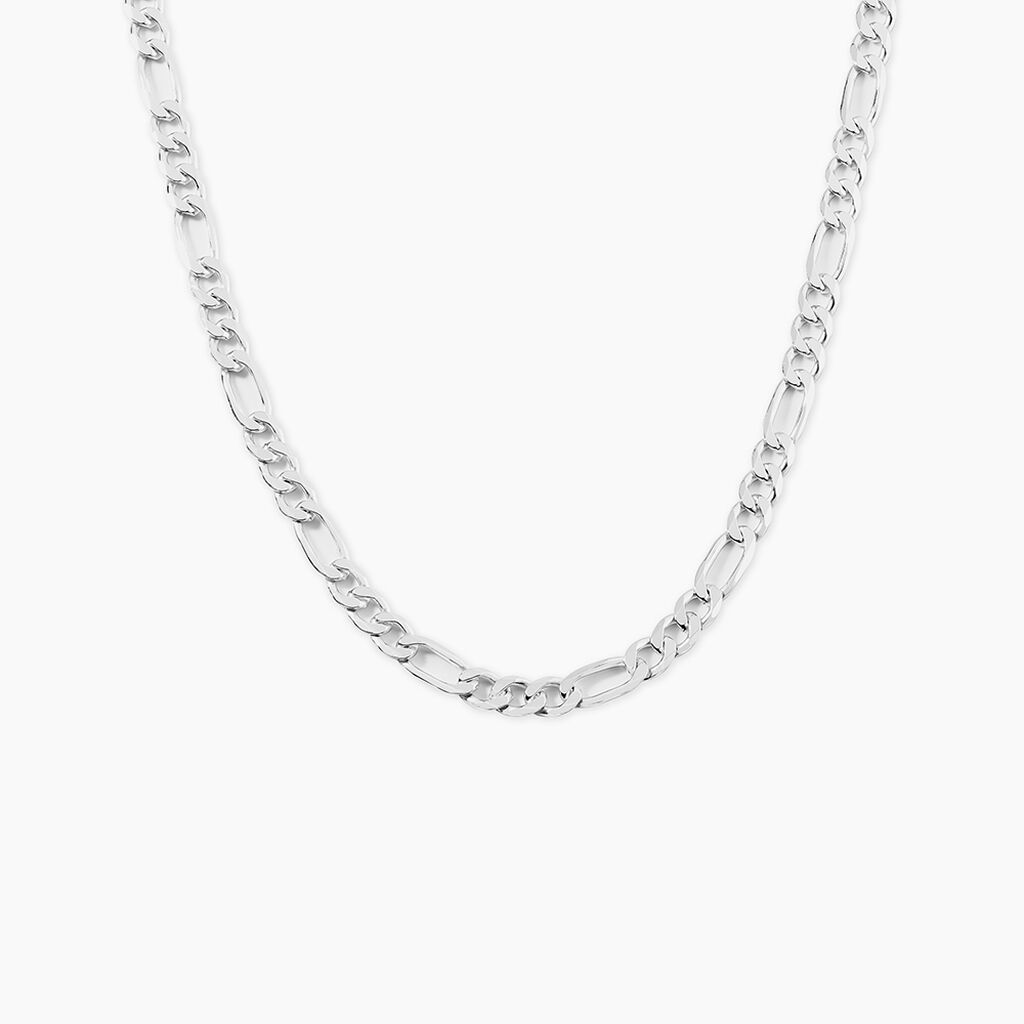 Collie Maille Vivian Argent Blanc - Chaines Homme | Marc Orian
