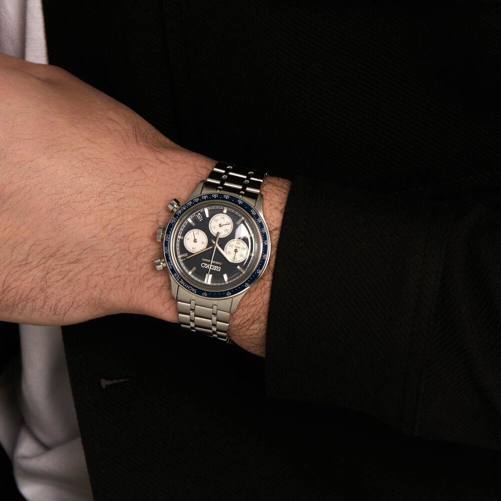 Montre Seiko Sport Chrono Bleu - Montres &eacute;tanches Homme | Marc Orian