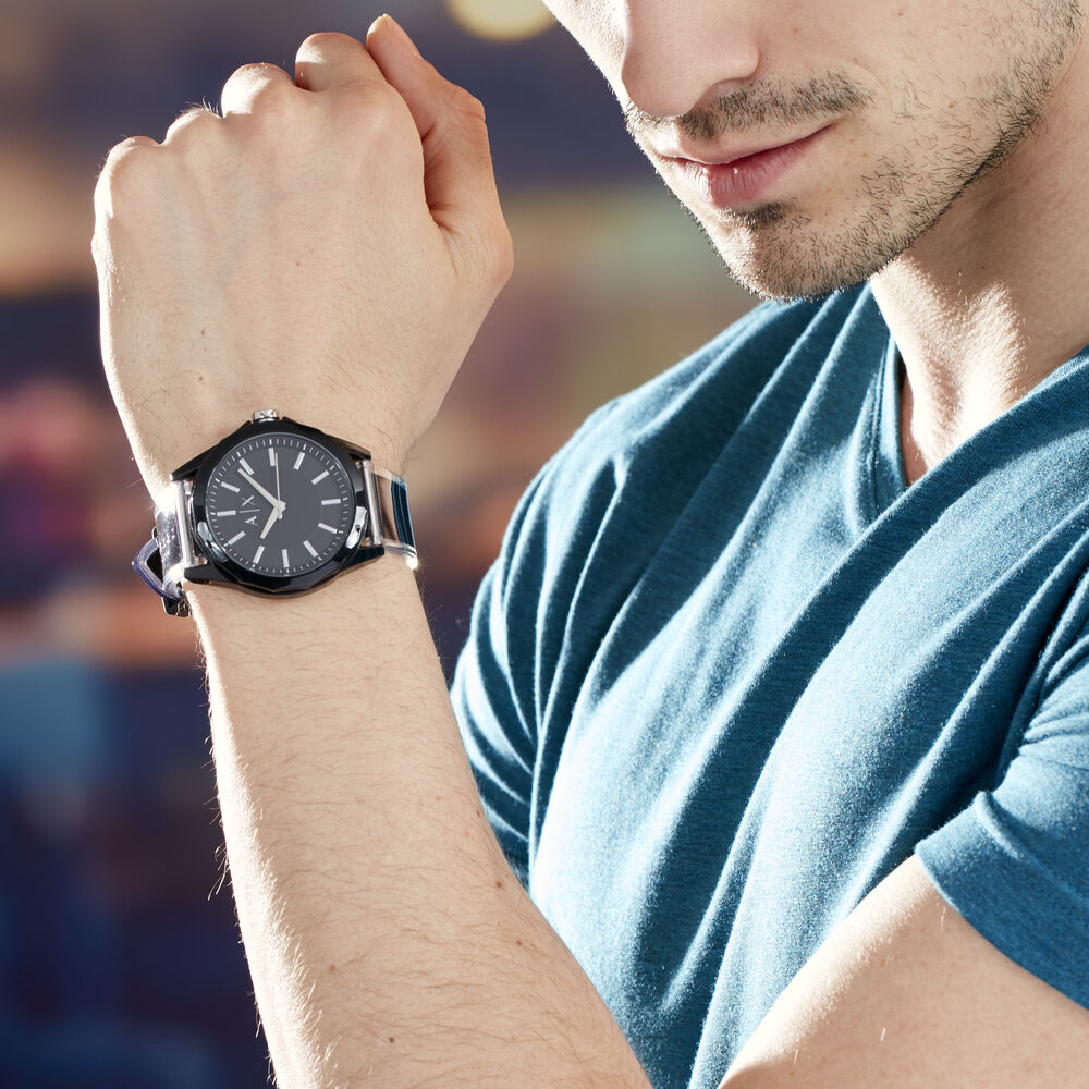 Montre armani exchange homme clearance