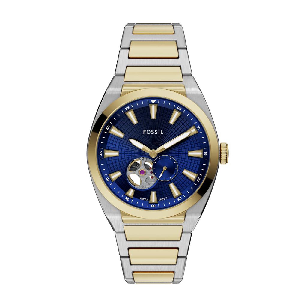 Montre Fossil Everett Automatic Bleu - Montres automatiques Homme | Marc Orian
