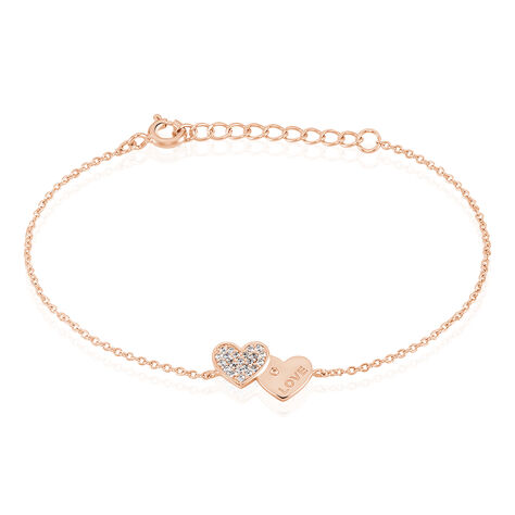 Bracelet Deven Argent Rose Oxyde De Zirconium - Bracelets fantaisie Femme | Marc Orian