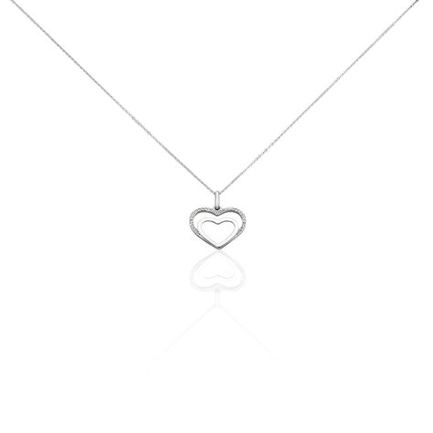 Collier Gasparde Argent Blanc Oxyde De Zirconium - Colliers avec pierres Femme | Marc Orian
