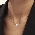 Collier Argent Blanc Taneka - Colliers fantaisie Femme | Marc Orian