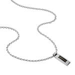 Collier Charlie-rose Acier Blanc - Colliers Homme | Marc Orian