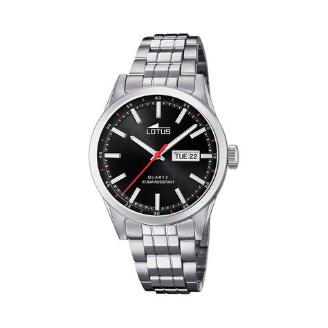 Montre Lotus Classique 42 Noir - Montres &eacute;tanches Homme | Marc Orian