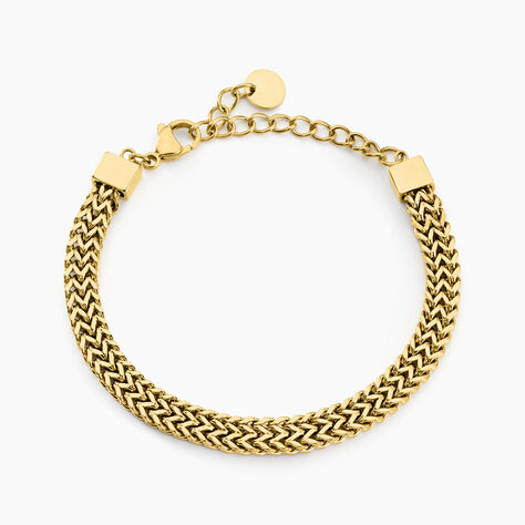 Bracelet Denia Acier Jaune - Bracelets chaînes Femme | Marc Orian