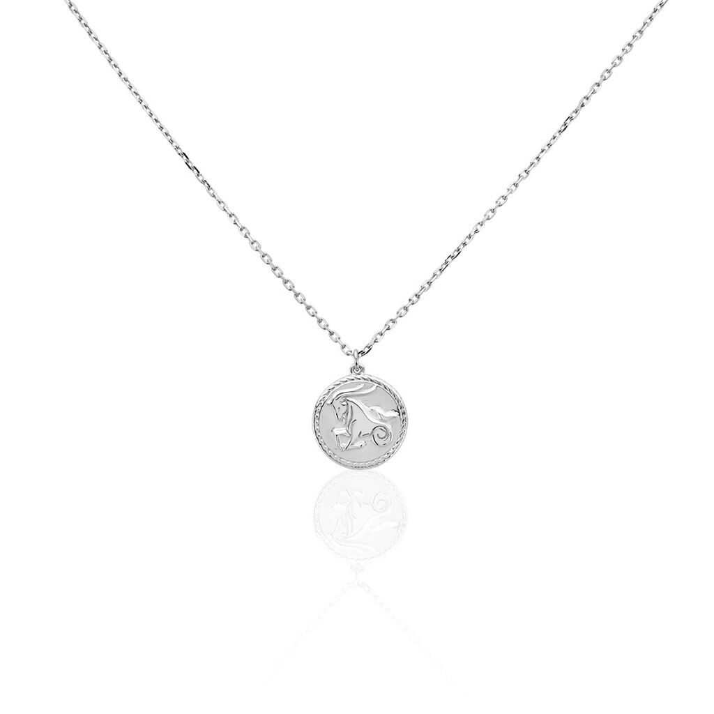 Collier Argent Blanc Lew - Colliers fantaisie Homme | Marc Orian
