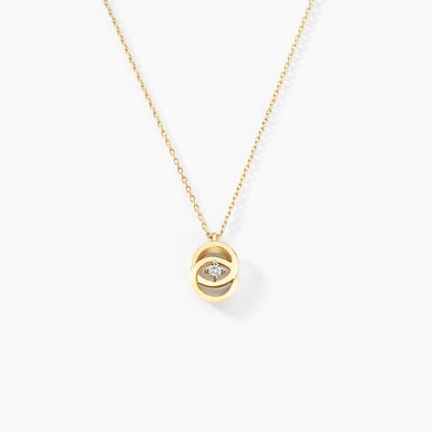 Collier Natalona Or Jaune Diamant - Colliers avec pierres Femme | Marc Orian