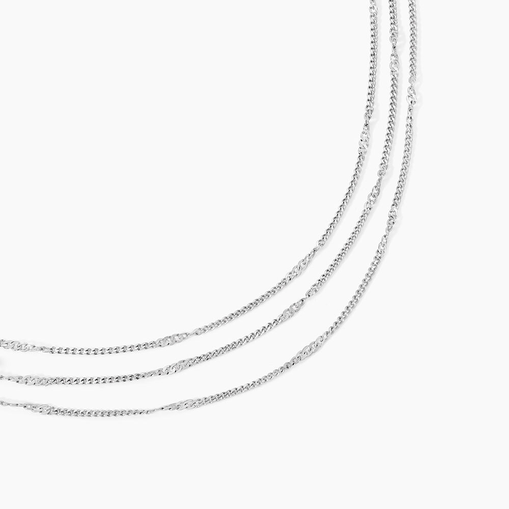 Collier Tango Argent Blanc - Colliers Femme | Marc Orian