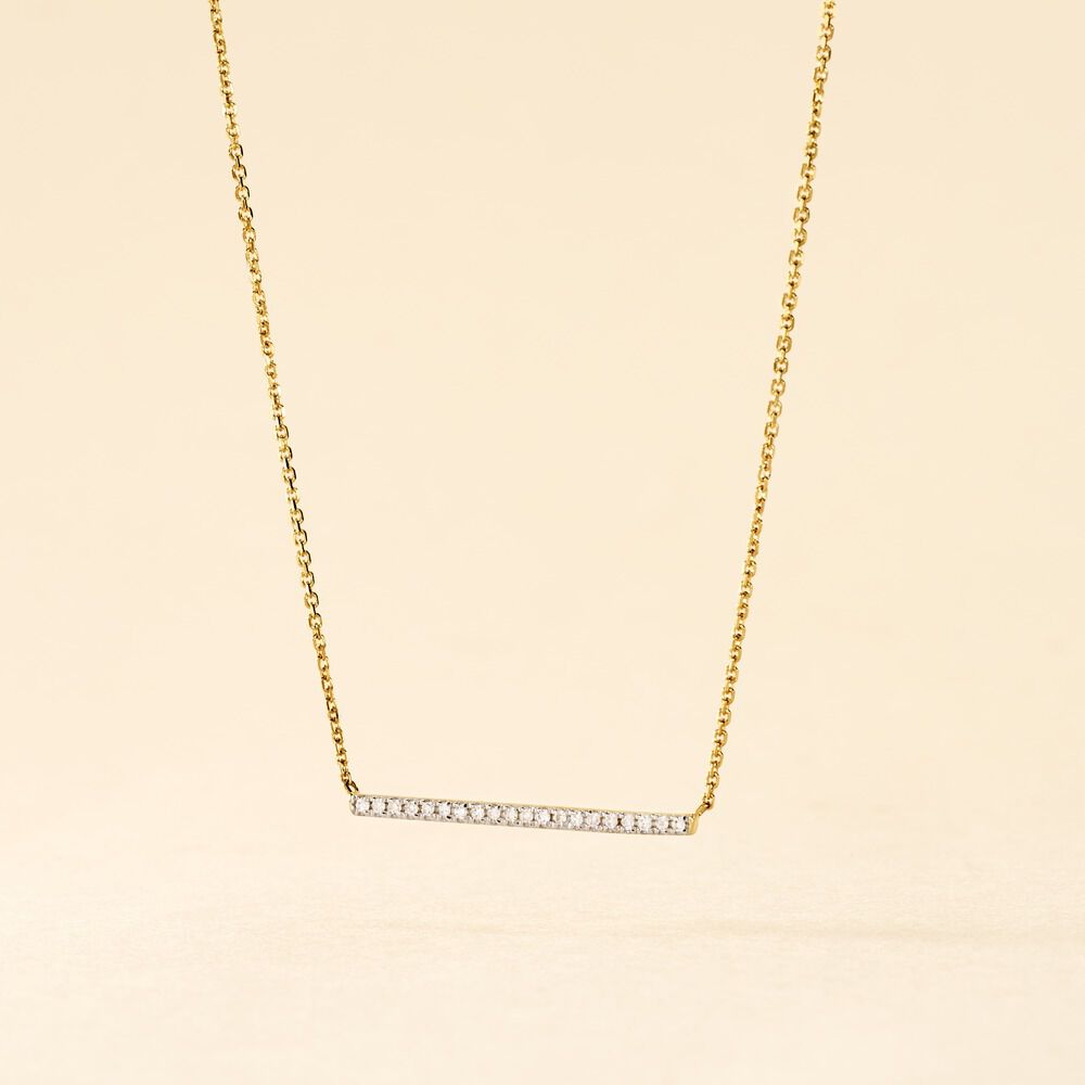 Collier Alayna Or Jaune Diamant - Colliers avec pierres Femme | Marc Orian
