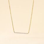 Collier Alayna Or Jaune Diamant - Colliers avec pierres Femme | Marc Orian