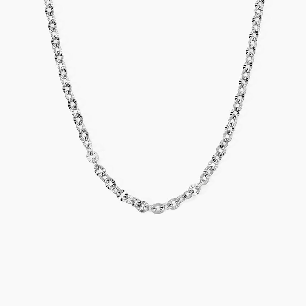 Collier Mia Acier Blanc - Sautoirs Femme | Marc Orian