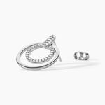 Boucles D'oreilles Pendantes Silvana Argent Blanc Oxyde De Zirconium - Pendantes Femme | Marc Orian