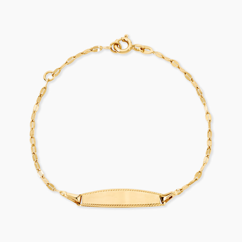 Bracelet Identit&eacute;e Eowyn Argent Dor&eacute; A L'Or 750/1000 - Gourmettes Femme | Marc Orian