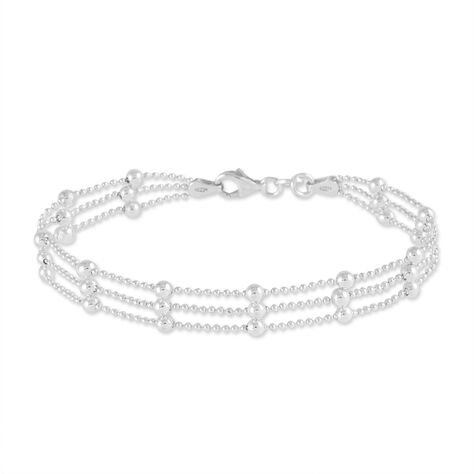 Bracelet Souela Argent Blanc - Bracelets chaînes Femme | Marc Orian