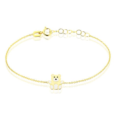 Bracelet Mae Ourson Or Jaune - Bracelets chaînes Enfant | Marc Orian