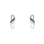 Boucles D'oreilles Puces Aline Or Blanc Diamant - Puces Femme | Marc Orian