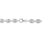 Collier Carrus Maille Grain De Cafe Argent Blanc - Chaines Homme | Marc Orian