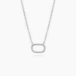 Collier Clem Argent Blanc - Colliers fantaisie Femme | Marc Orian